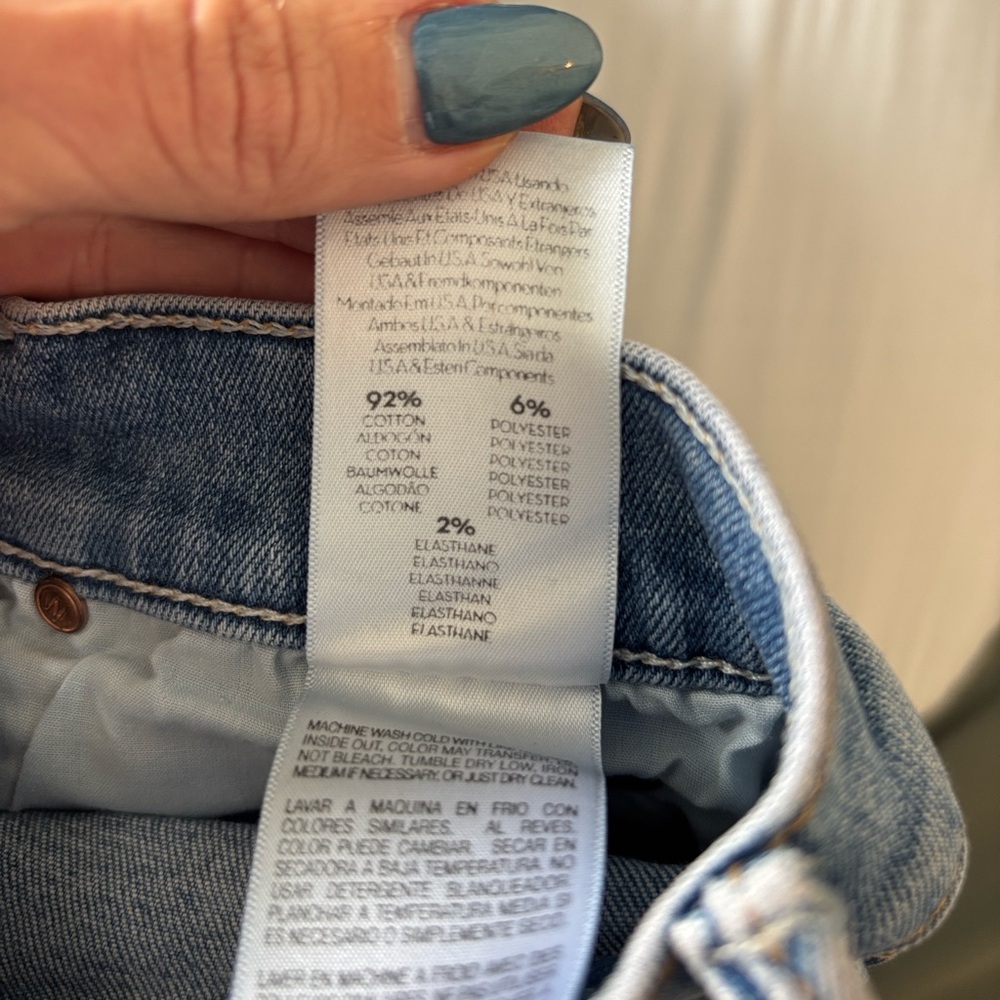 MOTHER Light Wash Straight-Leg Jeans - Picture 7 of 8